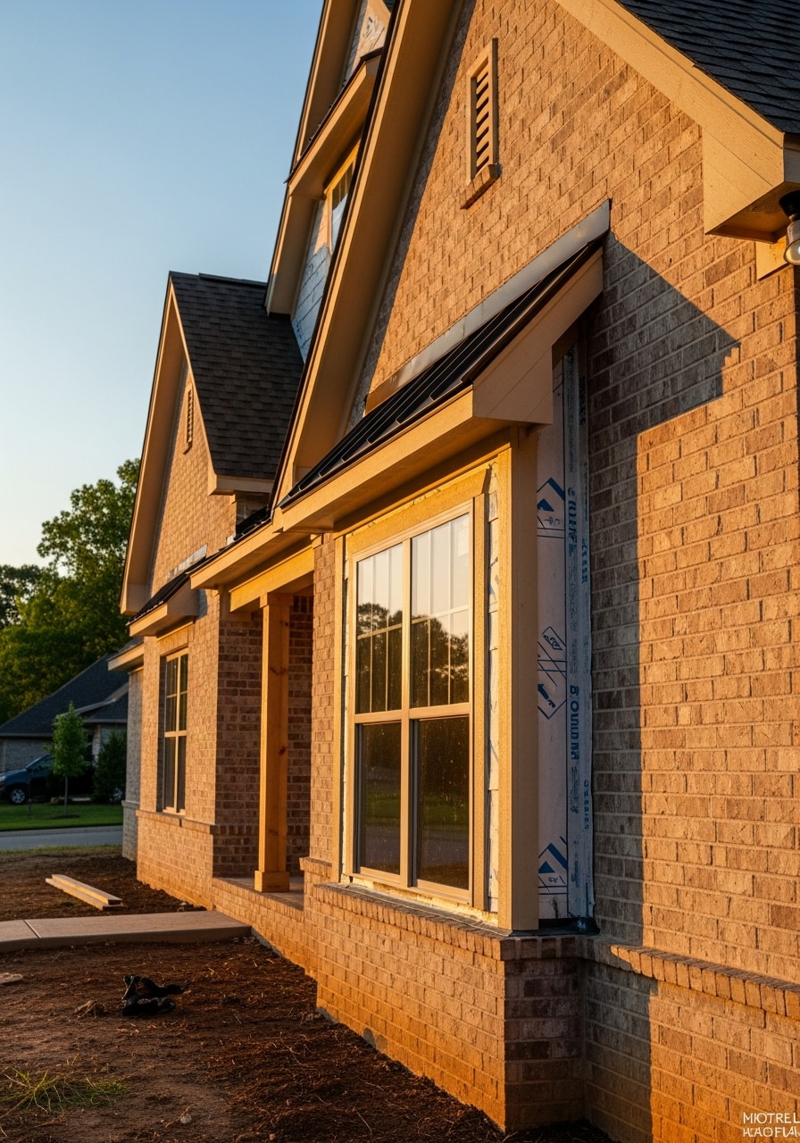 Detailed view of quality workmanship on a Lowell home, showcasing professional craftsmanship and attention to detail.