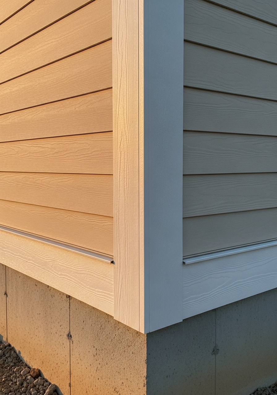 Close-up of quality workmanship on a Tontitown home, showing professional finishing and attention to detail.